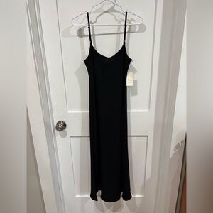 A New Day Black Ribbed Maxi Dress